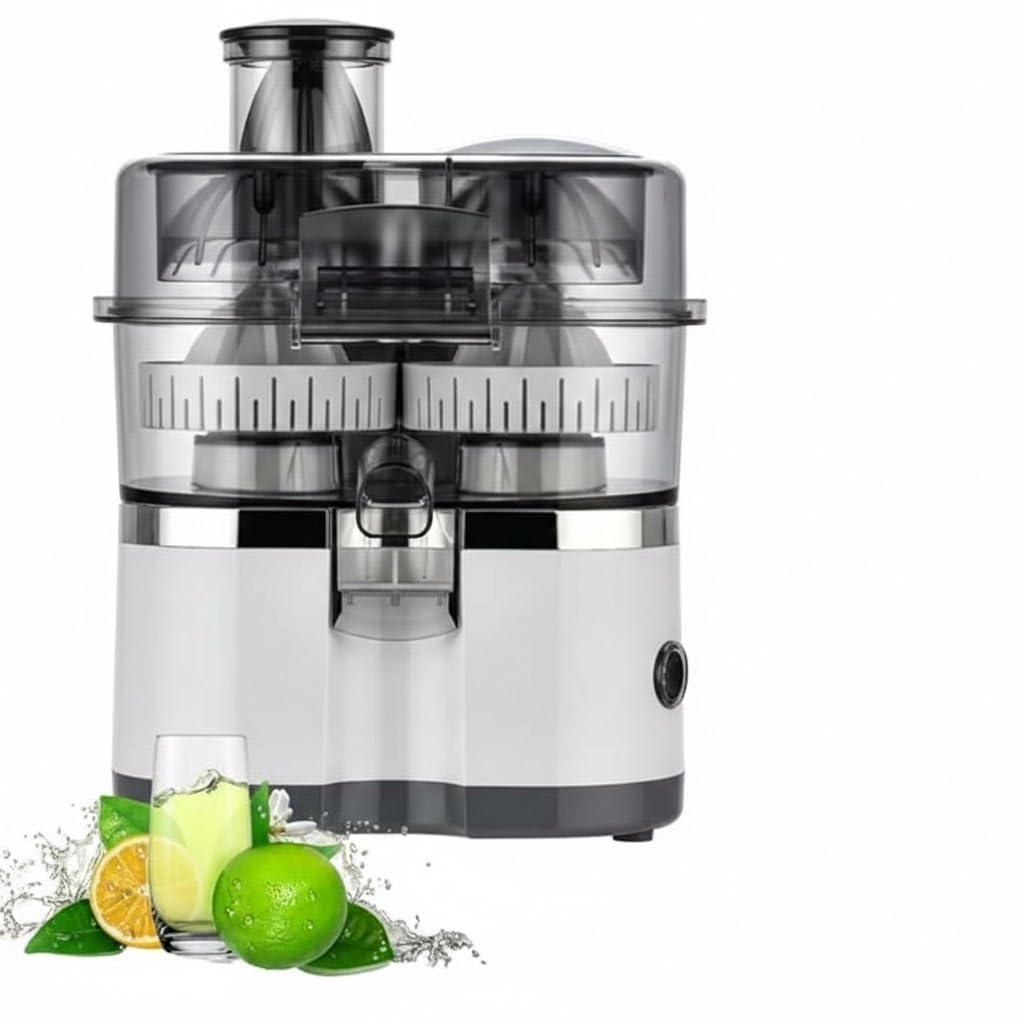 Drumstoneᴬˢᴰ 𝗦𝗽𝗲𝗰𝗶𝗮𝗹 𝟓 𝗬𝗲𝗮𝗿 𝗪𝗮𝗿𝗿𝗮𝗻𝘁𝘆 Electric Citrus Juice Maker with Copper Motor, Automatic Lifting Squeeze, Half-Cut Orange Function, Anti-Slip Feet and Detachable Juicer Box-image-21