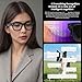 AI Smart Glasses with Camera, 800W HD Bluetooth Camera Glasses, 1080P Video Recording Sunglasses, Real Time Translation, Voice Assistant, Open-Ear Audio for Travel, Meetings & Vlogging