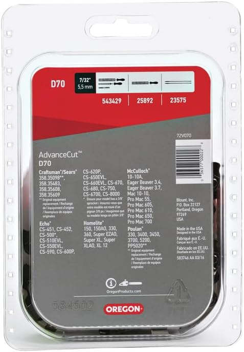 Oregon Advance Cut 20 in. 70 links Chainsaw Chain