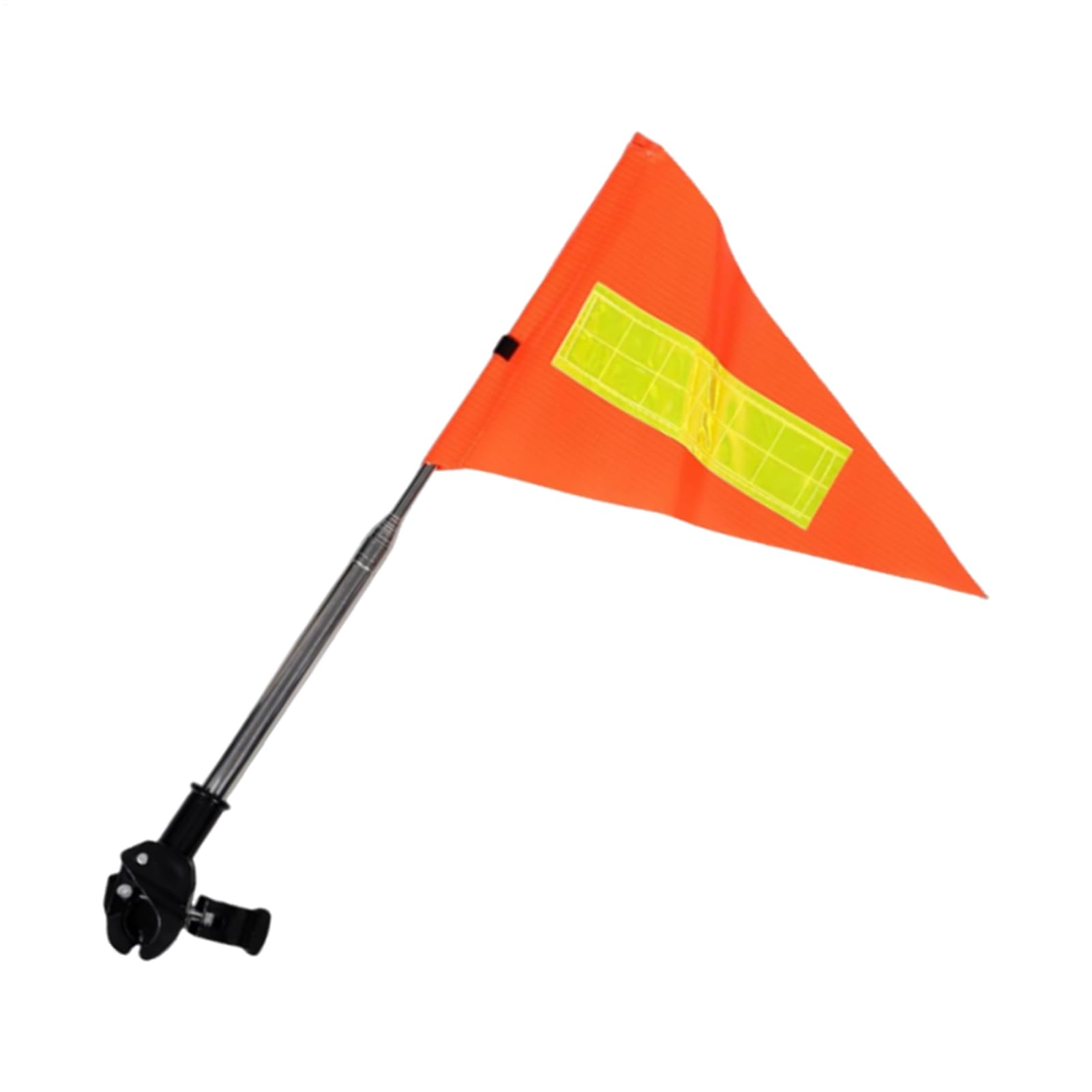 Bandera de seguridad para bicicleta | Bandera naranja para carritos de golf y sillas de ruedas | Banderín extensible resistente al desgarro impermeable para carrito de golf para scooter al