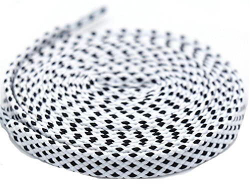 WANYI Ovale Schnürsenkel 6mm - 2 Paar Zweifarbige Schuhbänder Für Sneaker, Sportschuhe Und Turnschuhe