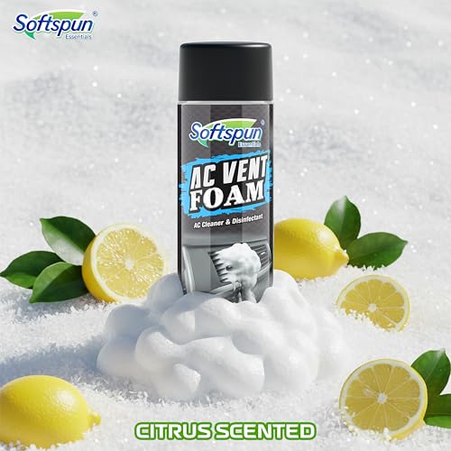 Image of SOFTSPUN Essentials AC Vent Foam|500ml for Car AC Vents & Air ducts| Removes Dust, Bacteria, Odor & Improves Air Quality | Expanding Foam Formula | Easy Application