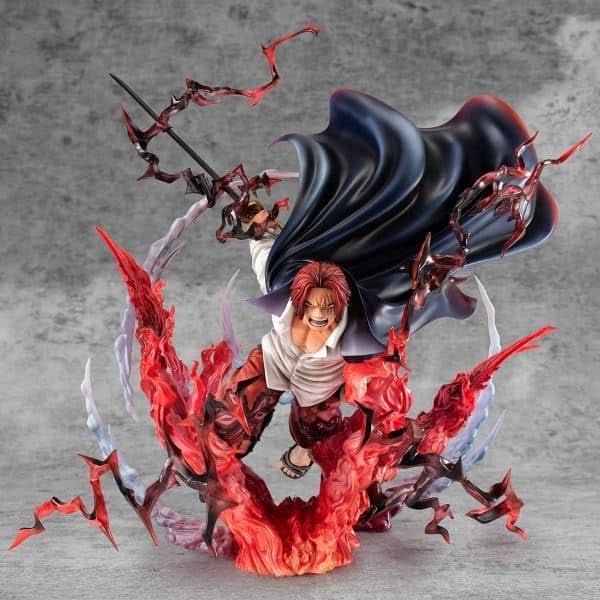 Megahouse Red-Haired Shanks One Piece Kamusari Figur - Portrait of Pirates - MH716669 Mehrfarbig - Sammelfigur, ideal für Anime-Fans