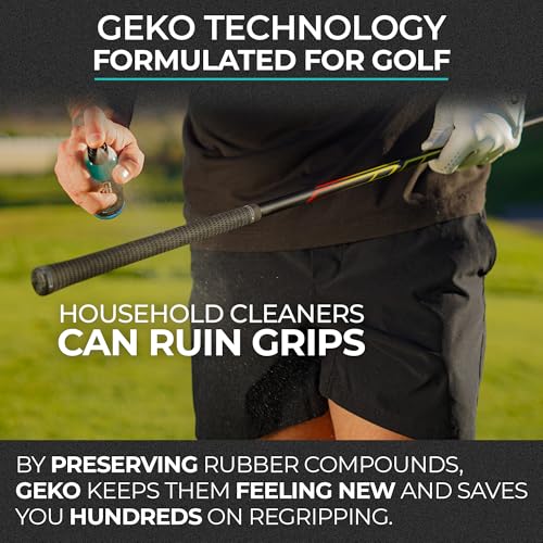 Geko 2-in-1 Grip Restore & Cleaner – #1 Golf, Basketball, Football, Volleyball, and Baseball Grip Spray – Restores Grip, Shoe & Glove Traction, Removes Dirt & Oil, Restores Control & Consistency - Image 3