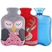 Borsa dell'acqua Calda, Gomma Hot Water Bottle con Giacca a maglia Bottiglia