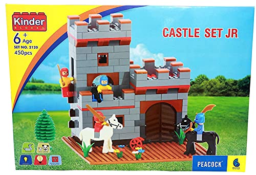 See full amazon price history chart for Peacock Junior Castle Set Kinder Block Series|450+ Pcs|Manual Book With Step-By-Step Solution|For 6+ Ages Kids,Multi Peacock Junior Castle Set Kinder Block Series|450+ Pcs|Manual Book With Step-By-Step Solution|For 6+ Ages Kids,Multi (B0BYZVV9N8) Amazon Price History, Amazon Price Tracker