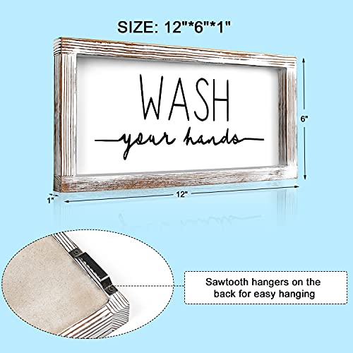 3 Pcs Bathroom Wood Sign - image 5