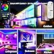 15m RGB+IC LED Streifen,Außenbereich IP68 Wasserdicht,Steuerung mit App/Fernbedienung,Bluetooth Musik Sync Seillicht für Balkone,errassen,Dächer,Gärten,Schwimmbäder