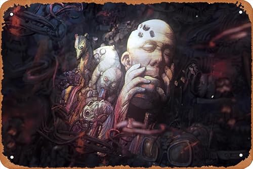 Disco Elysium Game Poster Vintage Tin Sign Home Wall Decor