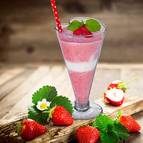 Save 50% on Foraineam 80-Pack Clear Dessert Cups with Spoons