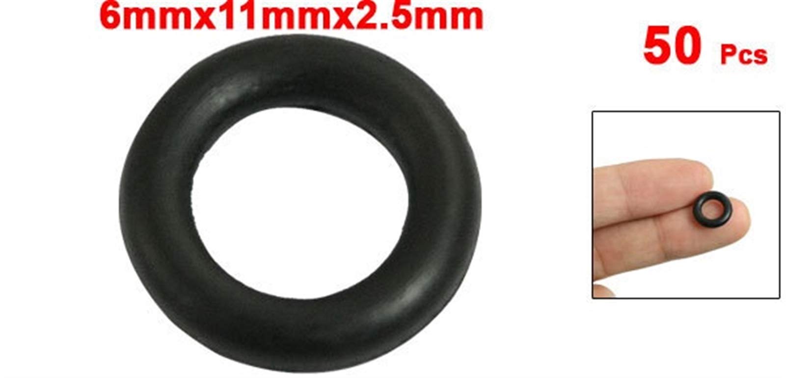 O-Ring In Gomma Nitrilica NBR CS5.7mm Spessore Nero, Guarnizione - Foto 8