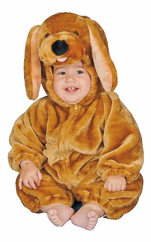 Dress Up America Sensational Plush Brown Puppy Costume for Kids and Adults - Cosplay Costume For Role Play - Cosplay Costume
