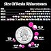 5000pcs 3mm Resin Rhinestones Bulk, Hot Pink AB Flatback Round Jelly Rhinestones Bedazzling Non Hotfix Crystal Gems Large Quantity Wholesale for DIY Crafts Clothes Tumblers Face Makeup Manicure