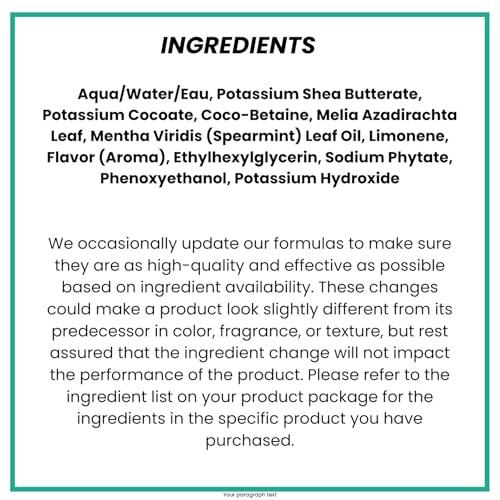 Image of Alaffia Everyday Shea Body Wash, Naturally Helps Moisturize and Cleanse Without Stripping Natural Oils with Fair Trade Shea Butter, Neem, and Coconut Oil Vanilla Mint 32 fl oz - 4 Pack