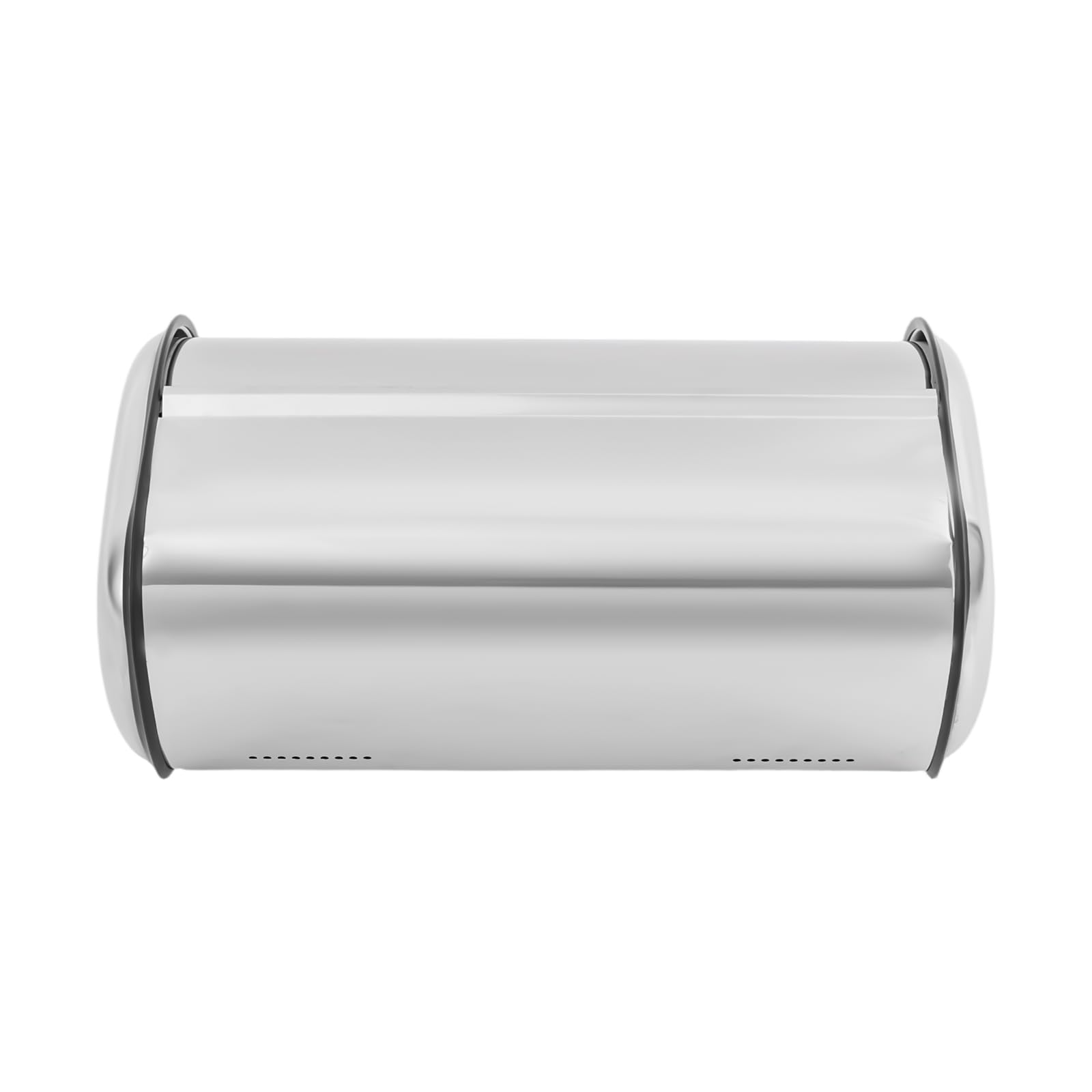 Contenitore per pane in acciaio inox 410, con coperchio arrotolabile, resistente alle zanzare, per pane, pane, pane, biscotti, pane, 43,5 x 27 x 18 cm