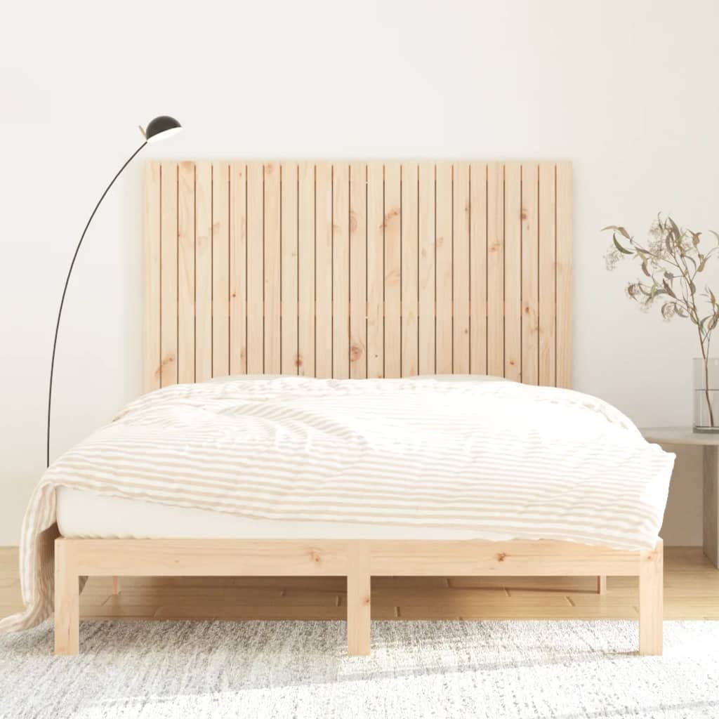 824948 Testiera da Parete 159,5x3x110 cm in Legno Massello di Pino Testata in Legno,Testata Letto Matrimoniale Muebles Dormitorio Spalliera Letto Testiere per Letto Matrimoniale