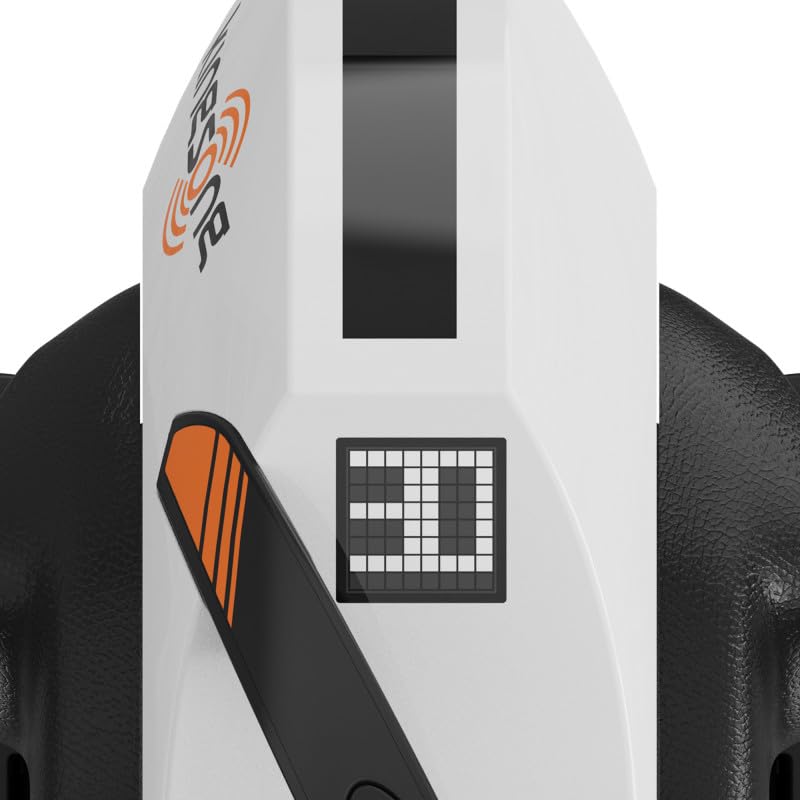 Monociclo elettrico Kingsong KS-16S Pro 840 Wh, per adulti, bianca, motore da 1200 W, autonomia fino a 75 km, velocità limitata a 25 km/h, pneumatico gonfiabile da 16”, altoparlante e Bluetooth