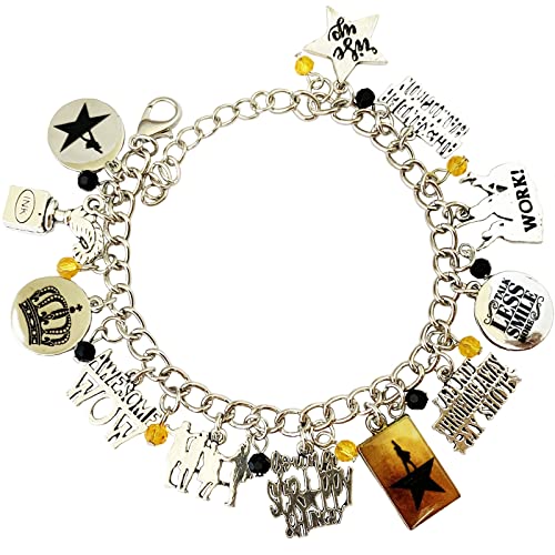 Broadway Musical Charm Bracelet Gifts for Girl Woman Men