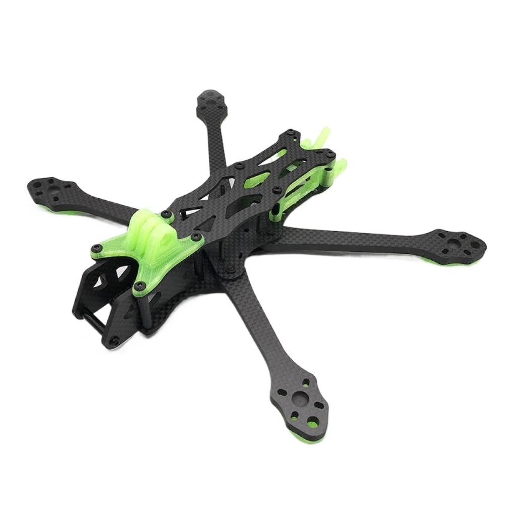 Kit telaio quadricottero in fibra di carbonio Braccio da 5 pollici passo 225 mm passo 5,5 mm compatibile con drone unità aria O3