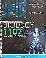 Laboratory Manual for Biology 1107 Principles of Biology I, University of Connecticut 0738062464 Book Cover