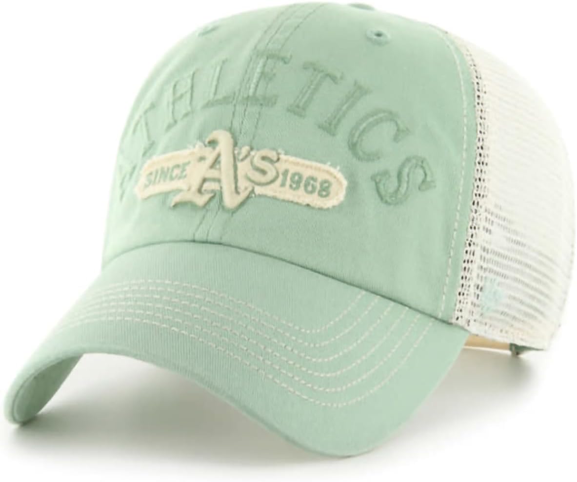 47 MLB Riverbank Mesh Clean Up Adjustable Hat, Adult One Size Fits All