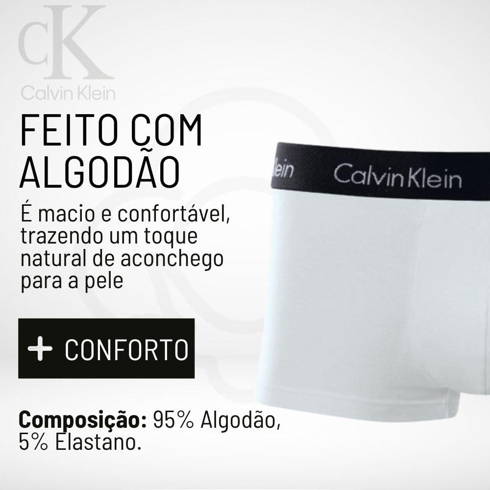 Cueca Boxer Calvin Klein Algodão Premium Low Rise Trunk Original CK em promoção! Veja a oferta e mais achadinhos de Moda íntima 5 Hoje é o melhor dia para comprar Cueca Boxer Calvin Klein Algodão Premium Low Rise Trunk Original CK com aquele preço maroto! Promoção! Aproveite a oferta! 5
