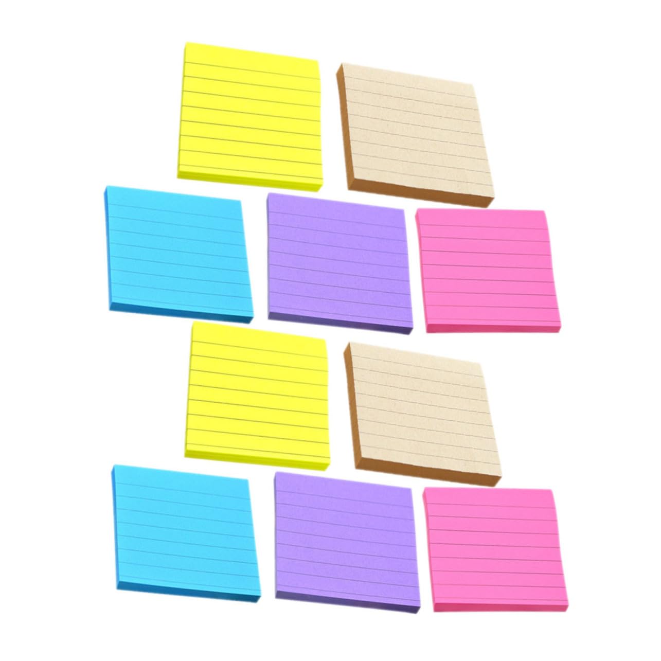 Holibanna Blocs De Notas Autoadhesivos Pegatinas Para Oficina Blocs De Notas Multifuncionales
