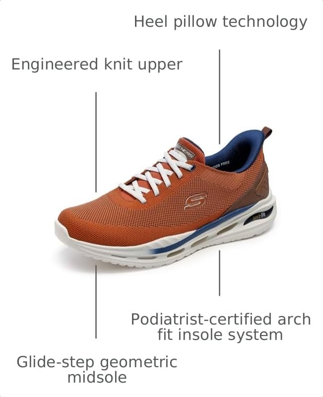 Image of Skechers Mens Arch Fit Orvan - Kincade