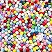 Produktbild 1100 Stück Mini Pompons Bunt, 10mm Bunte Pompons zum Basteln, Filzkugeln Bunt Klein, Pompoms zum Basteln für Kinder, Bunte Pompons für Ostern DIY Kreativen Handwerk Dekorationen