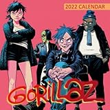 Gorillaz Calendar 2022: January 2022 - December 2022 OFFICIAL Squared Monthly Calendar, 12 Months | BONUS 4 Months 2021