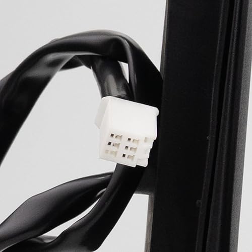 Miniatura 3 de Para Toyota Sienna 2015-2020 Espejo de puerta lateral del pasajero  Potencia  Calentado  Plegado manual  con vidrio de punto ciego  Se puede pintar