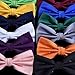 GUSLESON Fashion Solid Champagne Bow Tie for Men Pre-tied Adjustable Bronze Wedding Bowtie and Pocket Square Cufflink Set (0678-11)