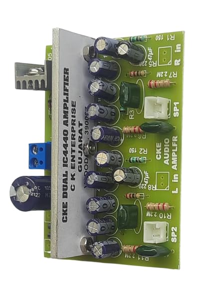 CKE 100W Audio Amplifier Stereo Circuit Board 4440IC(DUAL IC) with BRIDGE RECTIFIER and 7805 transistor for 5v DC power Electronic Hobby Kit (B0C8YPXMRM) Amazon Price History, Amazon Price Tracker