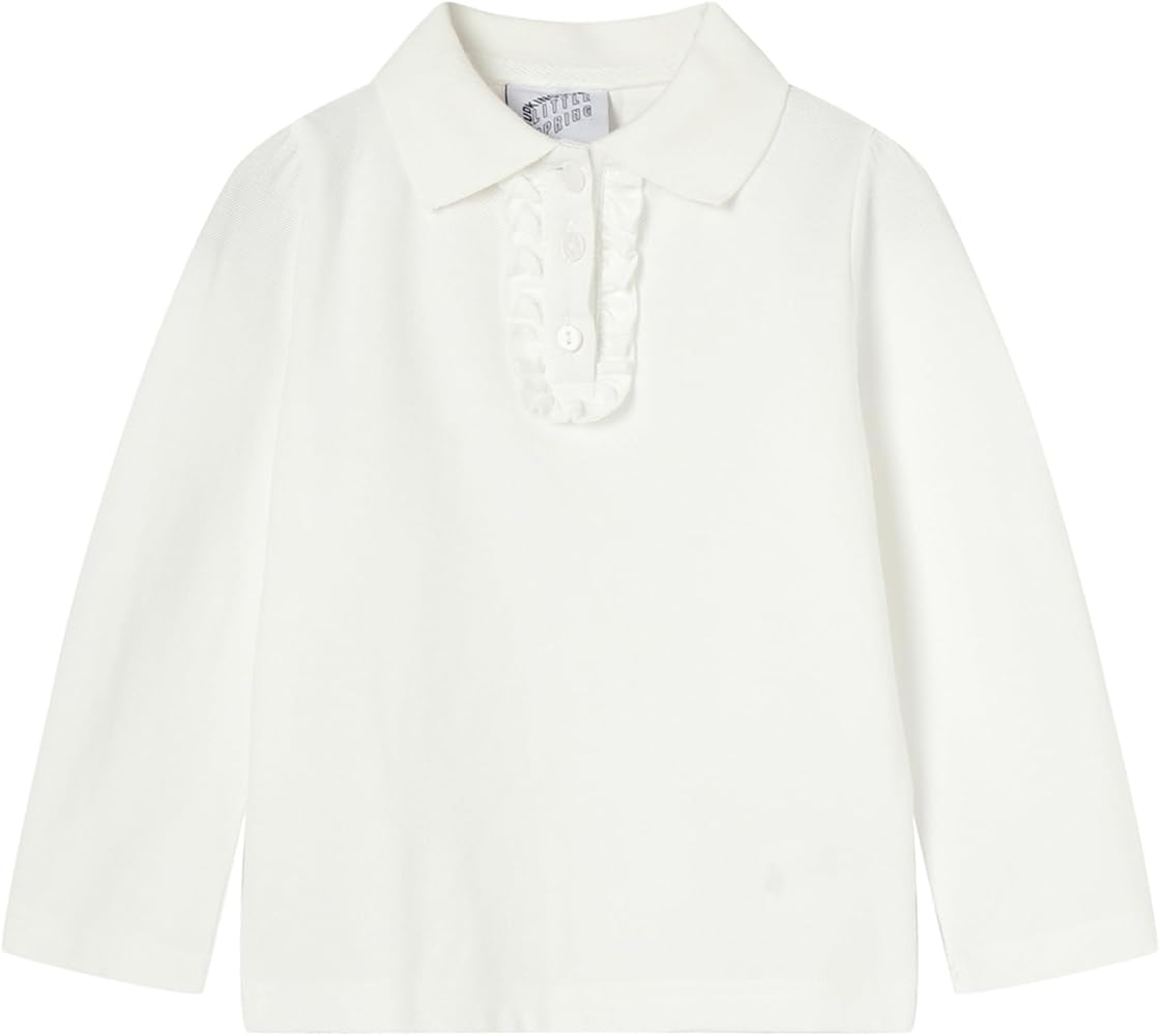 Amazon | [LSMUDKINGDOM] ポロシャツ 長袖 キッズ 女の子 トップス