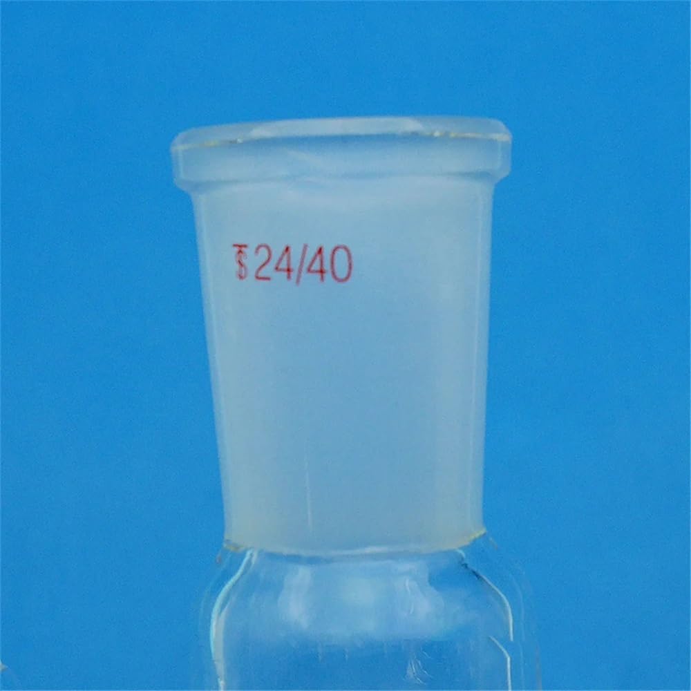 Matraz de vidrio 24/40 de 5000 ml, botella de 5 l, cristalería de laboratorio