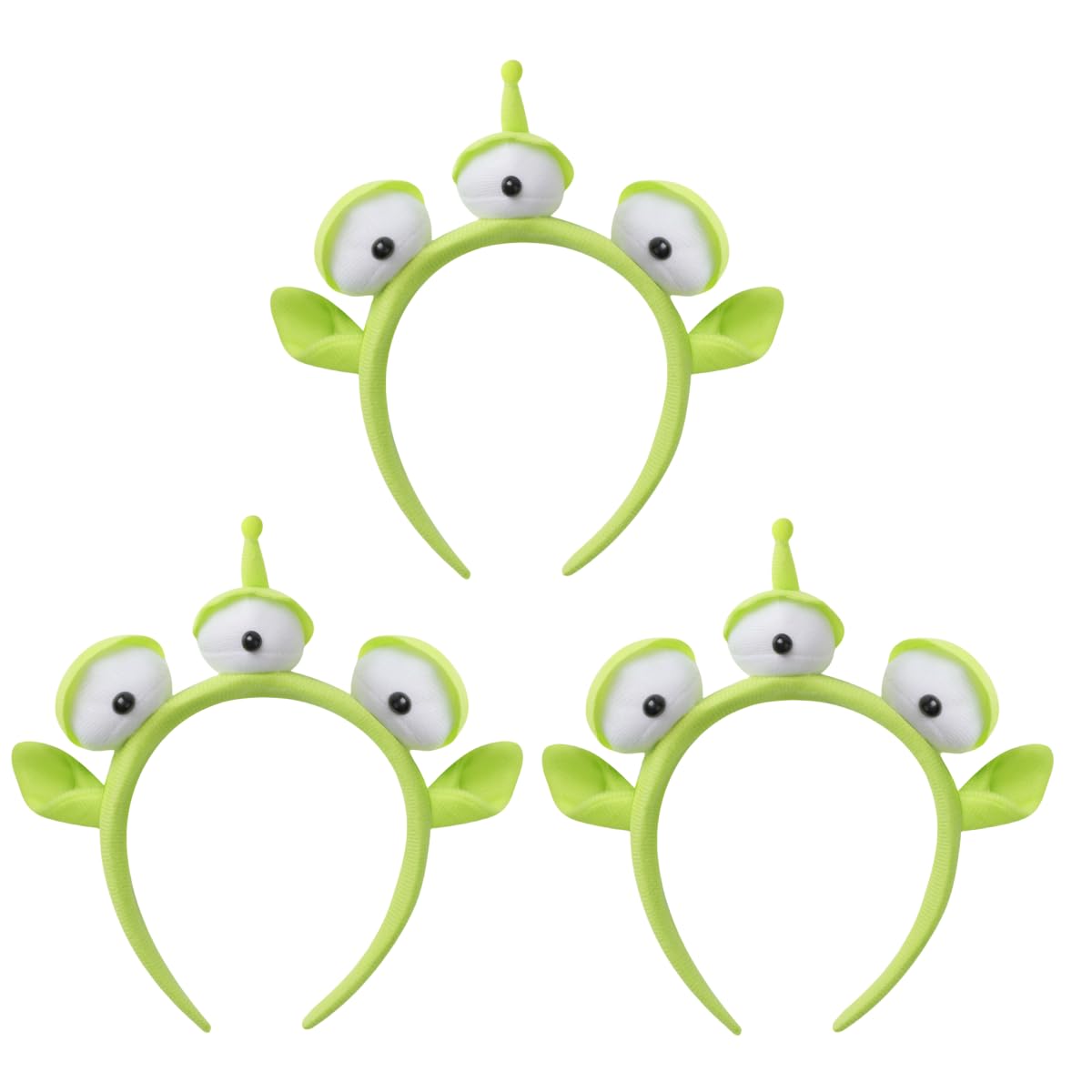 Pumnao Three-eyed Alien Monster Toy Headband Cute Plush Headband Headwear for Themed Party Costume