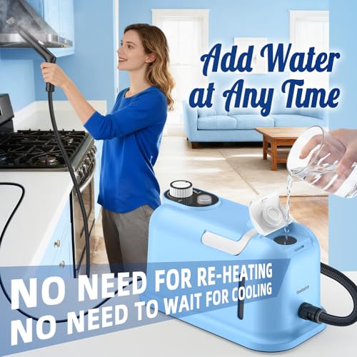 Image of 60.87oz Heavy Duty Steam Cleaner 10s Rapid Heating Handheld Steam Cleaner for Home, Steamer for Cleaning for Home, Car, Grout, Tile, Floor, Dirt