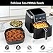 PINTAUR Square Silicone Air Fryer Liners 2 Pack, Compatible with Ninja AF141 181, 8.5 Inch Air Fryer Liners for COSORI 5-6.5 QT, Reusable Silicone Basket, Air Fryer Accessories
