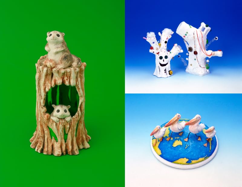 Amazon.co.jp: CEC 紙粘土 ホワイトクレー 1kgx2個パック : ホビー