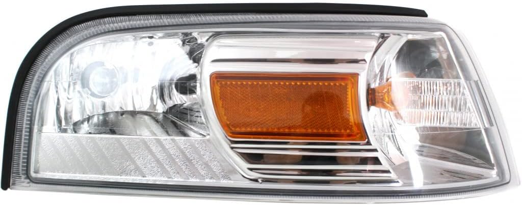 KarParts360 For 2006 2007 2008 2009 2010 MERCURY GRAND MARQUIS Park/Signal Light Assembly Pair Driver and Passenger Side w/Bulbs Replaces FO2526103 FO2527103
