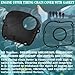 YzusGomumu Engine Upper Timing Chain Cover with Gasket Compatible with 2008-2017 Audi A3 A4 A5 A6 Q5 TT VW Beetle CC EOS Golf GTI Jetta Passat TIGUAN Replaces# 06H103269H 06H103269L 06H103269G, Black