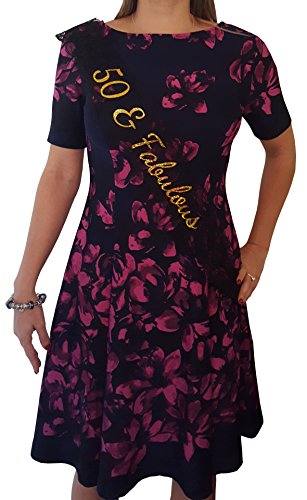 50 & Fabulous Lace Sash - 50th Birthday Sash4