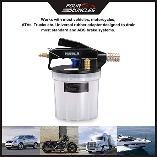 Four Uncles AIR-001 2L Vacuum Brake Bleeder - Vacuum Brake Bleeder Kit thumb #2