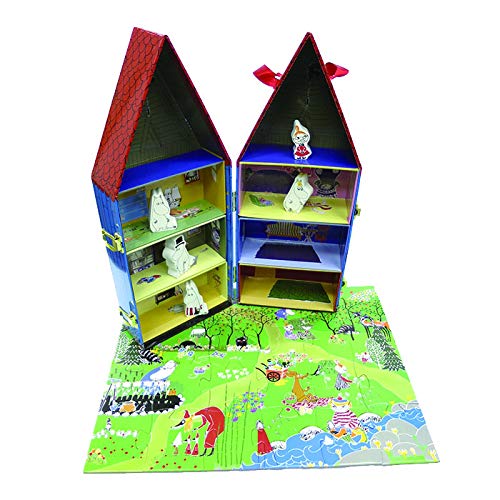 【正規輸入(デンマーク)】BaRbo Toys(バルボトイ) ムーミンハウス 木製人形セット パズル付 BBT990037