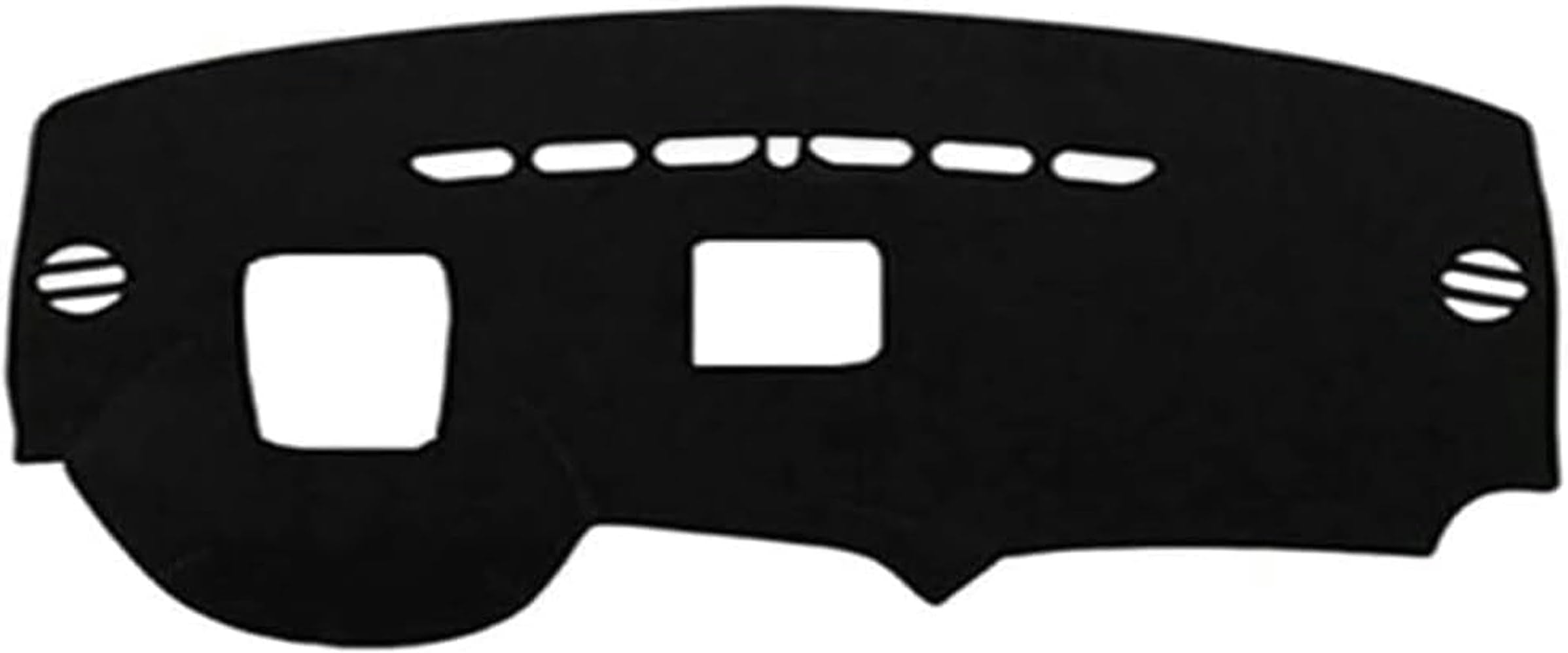 Anti-Slip Mat Dashboard Cover Pad Interior Mat for Peugeot 3008 I 2008-2016 Black Dash Mat Dashboard Cover