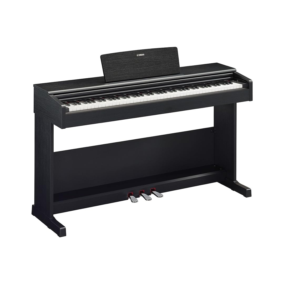 Yamaha ARIUS YDP-​105 Piano Numérique - Piano d'Intérieur Moderne et Slim pour Débutants et Amateurs, Jouabilité de Piano Acoustique Authentique, en Noir