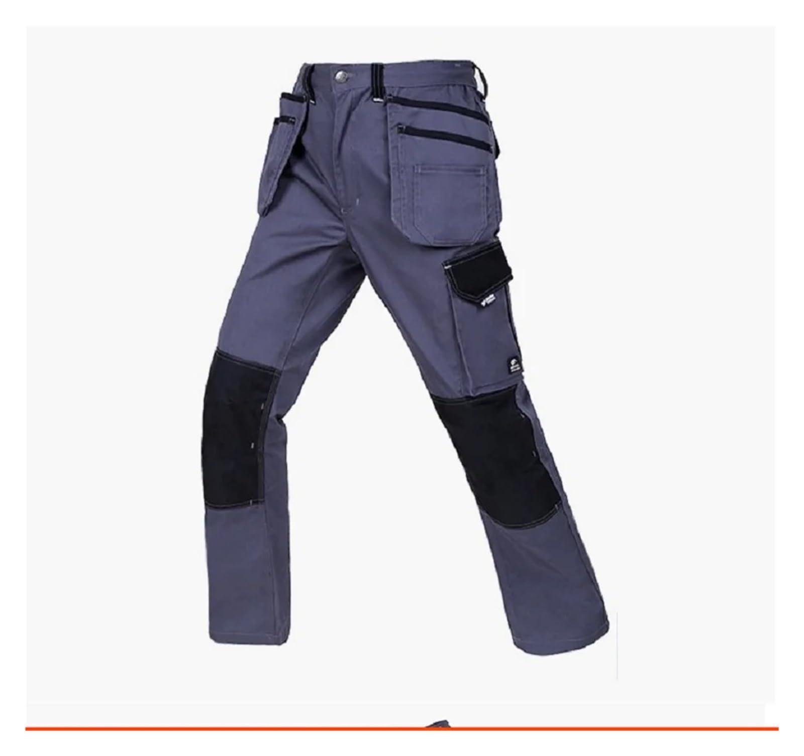 Pantalones de Trabajo Hombre Pantalones de Soldadura funcionales, Multibolsillos, Resistentes al Desgaste, a Prueba Suciedad y antichispas, Reflectantes