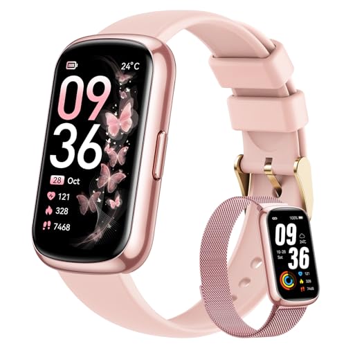 RUXINGX Fitness Tracker for Women Men Smart Watch: Smart Watch for Women 24H Heart Rate Monitor...