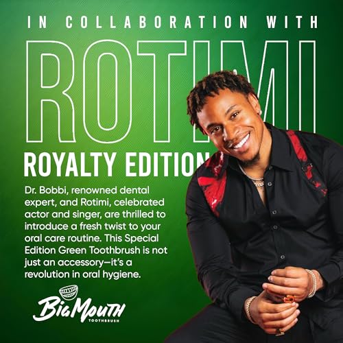Elektrische Zahnbürste für Erwachsene von Dr. Bobbi (patentiert) Reisezahnbürste mit einer Ladung für 42 Tage, Ultraschall, wiederaufladbar, 5 Modi und 2 Minuten Auto-Timer, Rotimi Royalty Edition – Bild 4