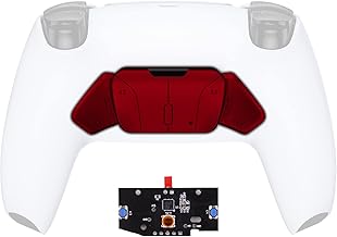 Turn RISE to RISE4 Kit – Redesigned Scarlet Red K1 K2 K3 K4 Back Buttons Housing & Remap PCB Board for PS5 Controller eXtremeRate RISE & RISE4 Remap kit - Controller & Other Accessories NOT Included